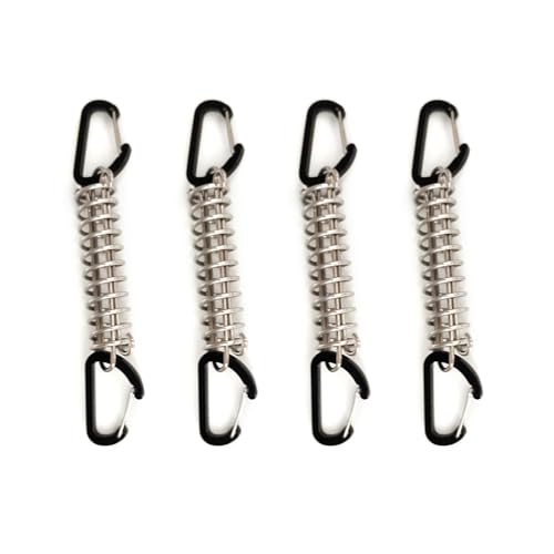 MEAKTSMI 1/4/5/6/10Pcs Edelstahl Seil Schnalle Frühling Haken Schnalle Zelt Spanner Festen Haken Seil Schnalle Camping Werkzeuge von MEAKTSMI