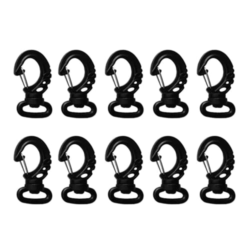 MEAKTSMI 10Pcs Scubas Tauchen Clip Frühling Haken Nylon Wirbel Frühling Haken Clip Outdoor Sport Zubehör Für Scubas Tauchen 2cm Gurtband von MEAKTSMI