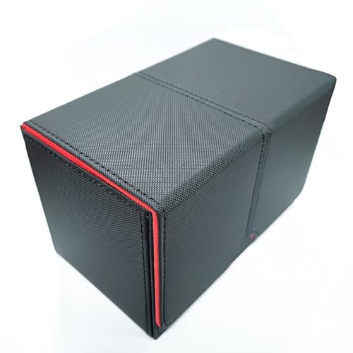 MEAKTSMI PU Leder Deck Kartenbox Kartendeck Case Karten Box Spielkarten Deck Card Aufbewahrungsbox für Spielkarten Aufbewahrung von MEAKTSMI