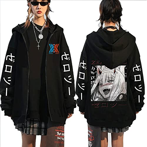 MEDM Anime Hoodie Darling In Den Franxx 02 Zero Two Hoodies Sweatshirts Jungen/mädchen Kapuze -Männer/Frauen Reißverschluss Kleidung Pullovers MEDM Anime Hoodie Darling In Den Franxx 02 Zero Two Hoodies Sweatshirts Jungen/mädchen Kapuze -Männer/Frauen Reißverschluss Kleidung Pullovers von MEDM