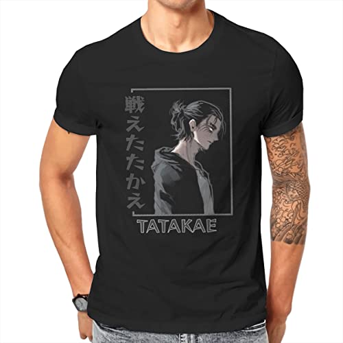 MEDM Eren Yeager Angriff Auf Titan Herren T-Shirts Japanische Anime Shegeki Nein Kyojin Lustige Tees T-Shirt Cotton Geschenkidee Kleidung-style6||XL MEDM Eren Yeager Angriff Auf Titan Herren T-Shirts Japanische Anime Shegeki Nein Kyojin Lustige Tees T-Shirt Cotton Geschenkidee Kleidung-style6||XL von MEDM