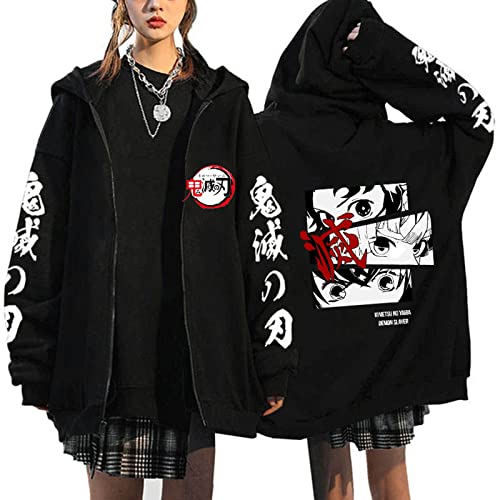MEDM Manga Dämon Slayer Reißverschluss Up Hoodie Kimetsu No Yaiba Sweatshirt Rengoku Anime Uzui Tanjiro Inosuke Zenitsu Nezuko Zipper Jacken-style3||L MEDM Manga Dämon Slayer Reißverschluss Up Hoodie Kimetsu No Yaiba Sweatshirt Rengoku Anime Uzui Tanjiro Inosuke Zenitsu Nezuko Zipper Jacken-style3||L von MEDM
