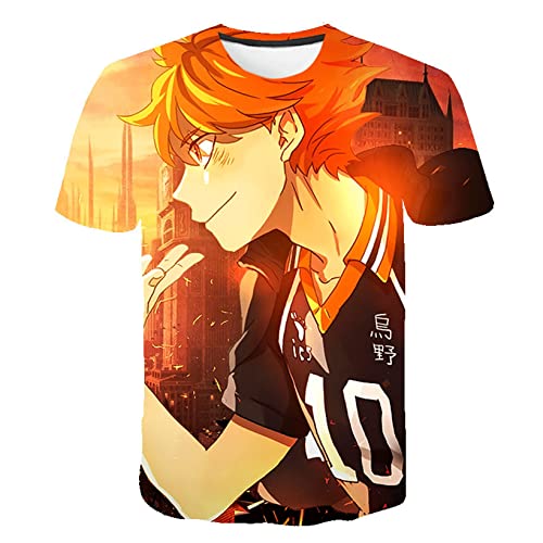MEDM Neue Anime Haikyuu Volleyball Junior 3D Print Fashion T-Shirts Harajuku Kleidung Übergroße T-Shirts Tops Drop Versand-style1||M von MEDM