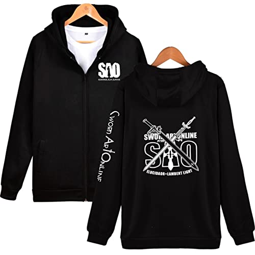 MEDM Schwertkunst Online Winter Herbst Zipper Hoodie Anime COM Kleidung Fleece Hoodies Sweatshirt Männer Frauen Sao Streetwear Jacke Mantel-style8||3XL MEDM Schwertkunst Online Winter Herbst Zipper Hoodie Anime COM Kleidung Fleece Hoodies Sweatshirt Männer Frauen Sao Streetwear Jacke Mantel-style8||3XL von MEDM