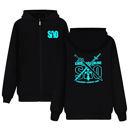 MEDM Schwertkunst Online Winter Herbst Zipper Hoodie Anime COM Kleidung Fleece Hoodies Sweatshirt Männer Frauen Sao Streetwear Jacke Mantel-style9||XXL MEDM Schwertkunst Online Winter Herbst Zipper Hoodie Anime COM Kleidung Fleece Hoodies Sweatshirt Männer Frauen Sao Streetwear Jacke Mantel-style9||XXL von MEDM