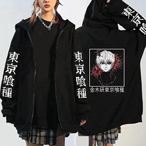 MEDM Tokyo Ghoul Kaneki Ken Afen Japan Anime Print Reißverschluss Hoodie Los Hip Hop Reißverschluss Sweatshirt Punk Streetwear Harajuku Frauen Hoodie MEDM Tokyo Ghoul Kaneki Ken Afen Japan Anime Print Reißverschluss Hoodie Los Hip Hop Reißverschluss Sweatshirt Punk Streetwear Harajuku Frauen Hoodie von MEDM