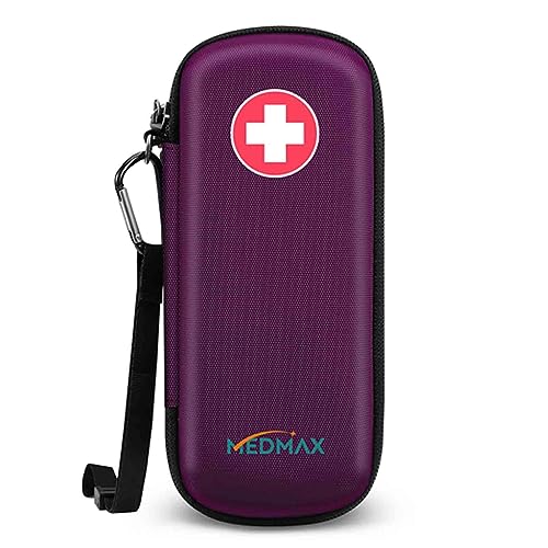 MEDMAX EpiPen Medical Tragetasche, tragbare Notfalltasche Hartschalen EVA stoßfest Medikament Tasche Organizer für 2 EpiPens, Asthma-Inhalator, Anti-Histamin, Auvi-Q, Allergy Medicine Essentials MEDMAX EpiPen Medical Tragetasche, tragbare Notfalltasche Hartschalen EVA stoßfest Medikament Tasche Organizer für 2 EpiPens, Asthma-Inhalator, Anti-Histamin, Auvi-Q, Allergy Medicine Essentials von MEDMAX