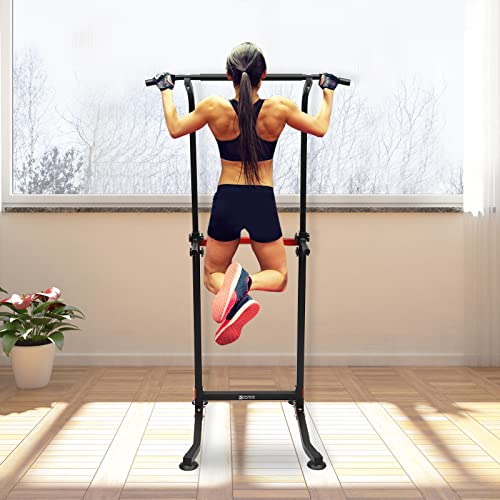 MEELRYD Kraftturm mit Dip-Station, Multifunktionale Power Tower Krafttraining klimmzugturm, Kraftstation Höhenverstellbar von 165-210cm, Ideal für Home-Gym MEELRYD Kraftturm mit Dip-Station, Multifunktionale Power Tower Krafttraining klimmzugturm, Kraftstation Höhenverstellbar von 165-210cm, Ideal für Home-Gym von MEELRYD