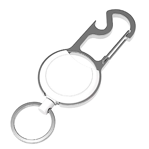 MEELYHOME Robuster Einziehbarer Schlüsselanhänger Gürtelclip Einziehbare Abzeichenrolle Einziehbarer Ausweishalter Schlüsselanhänger Nylonschnur von MEELYHOME