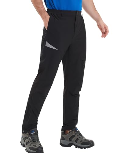 MEETWEE Herren Fahrradhose Atmungsaktiv Lang Radlerhose Laufhose für Outdoor-Sports M-3XL von MEETWEE