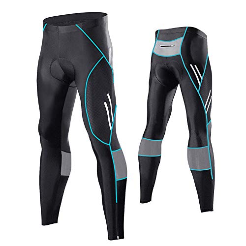 MEETWEE Herren Radlerhose Lange Fahrradhose, Kompression Radhose Leggings Radsport Hose für Männer Elastische Atmungsaktive 3D Schwamm Sitzpolster MEETWEE Herren Radlerhose Lange Fahrradhose, Kompression Radhose Leggings Radsport Hose für Männer Elastische Atmungsaktive 3D Schwamm Sitzpolster von MEETWEE