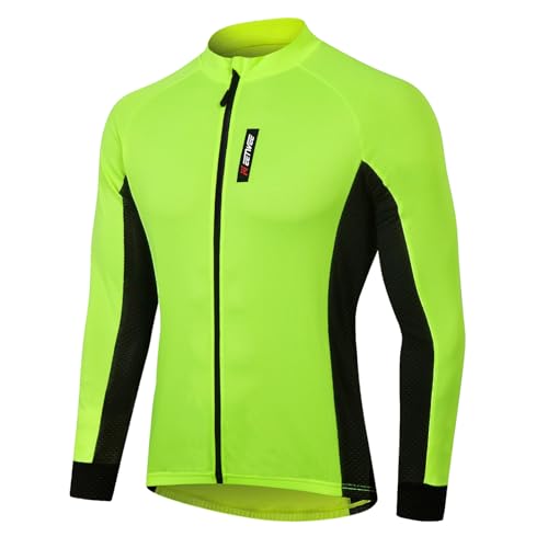 MEETWEE Herren Radtrikot, Langarm Fahrradtrikot Reißverschluss Fahrradbekleidung Radshirt Fahrradshirts für Männer, Atmungsaktive Cycling Jersey Schnell Trocknen Radsport Bekleidung MEETWEE Herren Radtrikot, Langarm Fahrradtrikot Reißverschluss Fahrradbekleidung Radshirt Fahrradshirts für Männer, Atmungsaktive Cycling Jersey Schnell Trocknen Radsport Bekleidung von MEETWEE