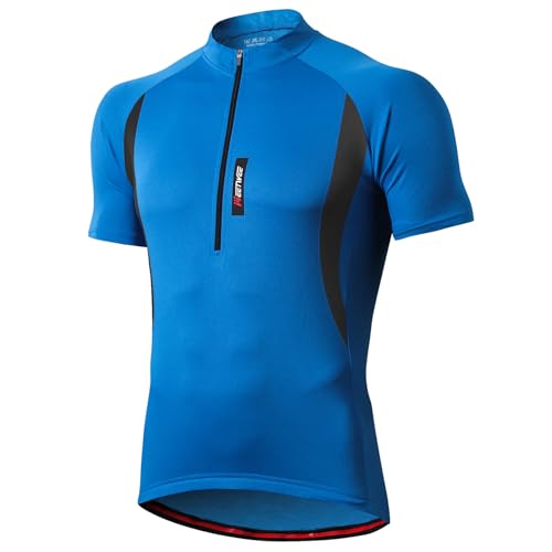 MEETWEE Herren Radtrikot Fahrradtrikot Kurzarm, Fahrradbekleidung Fahrrad Trikot T Shirt für Männer, Atmungsaktive Cycling Jersey Schnell Trocknen Radsport Bekleidung MEETWEE Herren Radtrikot Fahrradtrikot Kurzarm, Fahrradbekleidung Fahrrad Trikot T Shirt für Männer, Atmungsaktive Cycling Jersey Schnell Trocknen Radsport Bekleidung von MEETWEE