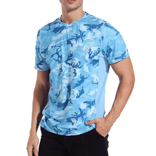 MEETWEE Rashguard Herren, Sportshirt Kurzarm UV Schutz Shirt UPF 50+ Funktionsshirt Atmungsaktiv Rash Vest für Outdoor Running Sports MEETWEE Rashguard Herren, Sportshirt Kurzarm UV Schutz Shirt UPF 50+ Funktionsshirt Atmungsaktiv Rash Vest für Outdoor Running Sports von MEETWEE
