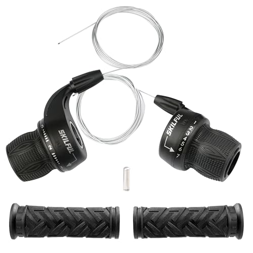 MEGHNA 21 Speed Fahrrad Schalthebel 3x7 Revoshifter Set 7 Fach Schalthebel Drehgriff-Schalter Twist-Schalthebel für Fahrräder Rennrad Mountainbike Citybike Faltrad Fahrradzubehör MEGHNA 21 Speed Fahrrad Schalthebel 3x7 Revoshifter Set 7 Fach Schalthebel Drehgriff-Schalter Twist-Schalthebel für Fahrräder Rennrad Mountainbike Citybike Faltrad Fahrradzubehör von MEGHNA