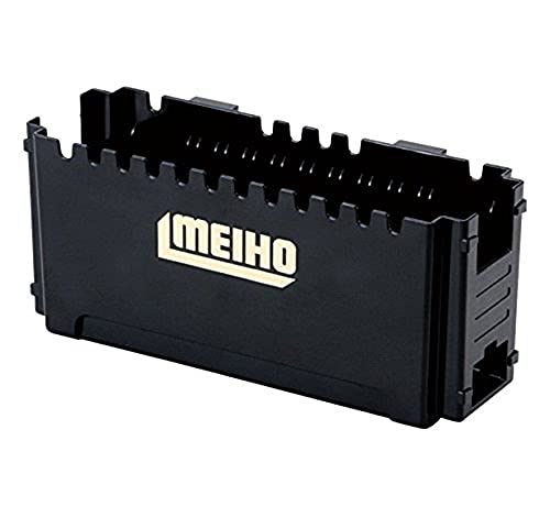 Meiho Side Pocket BM-120 black - Angelbox Adapter für Tackleboxen, Boxadapter für Rutenhalter & Getränkehalter, Seitenbox für Zubehörboxen von Meiho