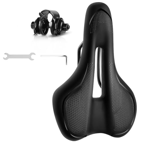 Bequemer Fahrradsattel für Damen und Herren, Ergonomischer Fahrradsitz für Lange Fahrten, Ideal für Mountainbikes und Rennräder von MEIION