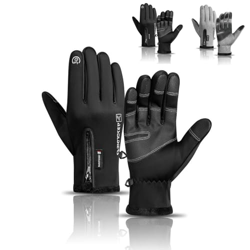 MEIION Adventure Shop adventureshop Adventure Gloves Warme Fahrradhandschuhe | Winddichte, rutschfeste MTB-Handschuhe mit Touchscreen-Funktion | Ideal für im Winter und Herbst von MEIION