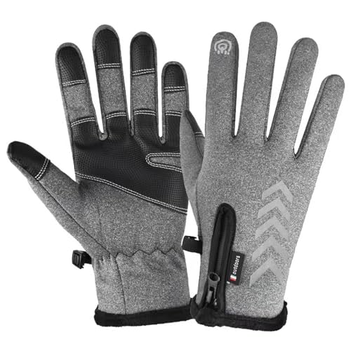 MEIION bergxperten Thermofrost - Thermohandschuhe zum Spazieren und Laufen Warme Unisex Winterhandschuhe, rutschfest, Winddicht, mit Touchscreen Fingern von MEIION