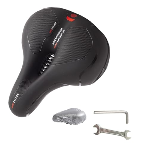 aerobike AeroComfort X - Wolkenweicher Sattel Ergonomischer Fahrradsattel mit Memory-Schaum, stoßdämpfend und atmungsaktiv, ideal für urbanes Fahren aerobike AeroComfort X - Wolkenweicher Sattel Ergonomischer Fahrradsattel mit Memory-Schaum, stoßdämpfend und atmungsaktiv, ideal für urbanes Fahren von MEIION