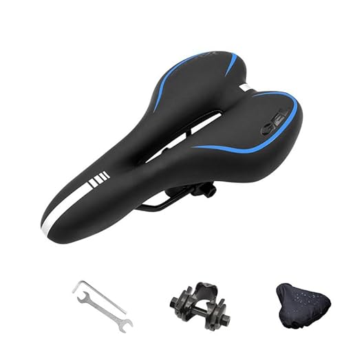 naturvibes Fahrradsattel SpeedGel Atmungsaktiver Mountainbike-Sattel, wasserdichtes PU-Leder, reflektierend, bequem, für Rennrad naturvibes Fahrradsattel SpeedGel Atmungsaktiver Mountainbike-Sattel, wasserdichtes PU-Leder, reflektierend, bequem, für Rennrad von MEIION