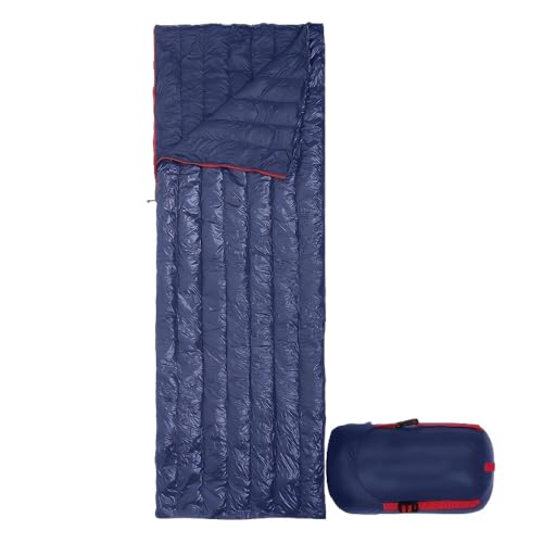 naturvibes ThermoComfort Schlafsack Wasserdichter Schlafsack aus Polyester für Erwachsene, warm für Winter, ideal für Camping und Outdoor-Aktivitäten von MEIION