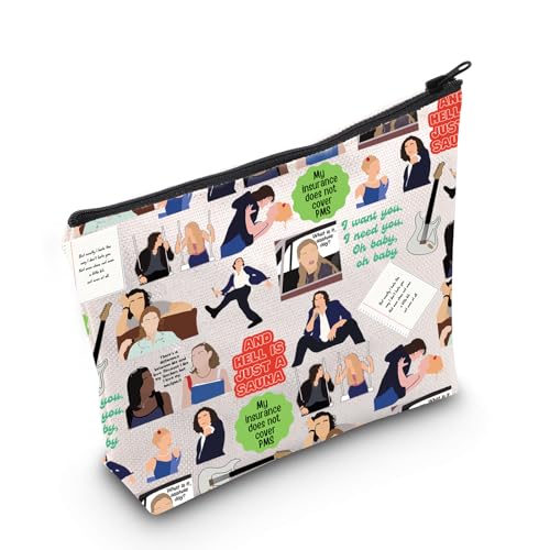 MEIKIUP Make-up-Tasche mit Aufschrift "10 Things I Hate About You", romantische Komödie für Filmliebhaber, Geschenk zum Jahrestag, für Frauen, Tasche für 10 Dinge, 现代 von MEIKIUP