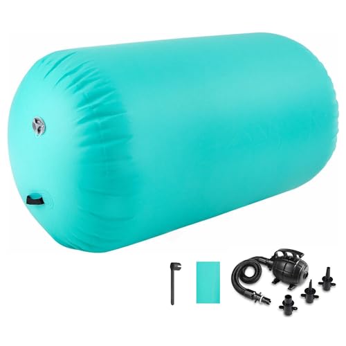 Air Rolle Turnen GymnastikMatte 60 75 90 CM Aufblasbare Air Barrel Gymnastik Tumbling Matte mit Pumpe für Handfeder Hinten Training/Heimgebrauch/Yoga/Fitness Air Rolle Turnen GymnastikMatte 60 75 90 CM Aufblasbare Air Barrel Gymnastik Tumbling Matte mit Pumpe für Handfeder Hinten Training/Heimgebrauch/Yoga/Fitness von MEKETUM