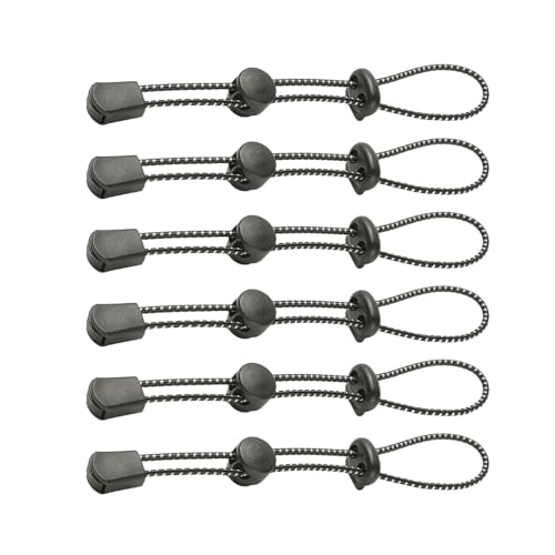 6 Stück Bungee-Cord, Trekkingstock-Befestigungsschnur, Verstellbares Bungee-Cord, Rucksack-Zubehör, Wanderzubehör, Geeignet Für Rucksack-Lanyard-Kleidung, Schwarz 6 Stück Bungee-Cord, Trekkingstock-Befestigungsschnur, Verstellbares Bungee-Cord, Rucksack-Zubehör, Wanderzubehör, Geeignet Für Rucksack-Lanyard-Kleidung, Schwarz von MEMOFYND