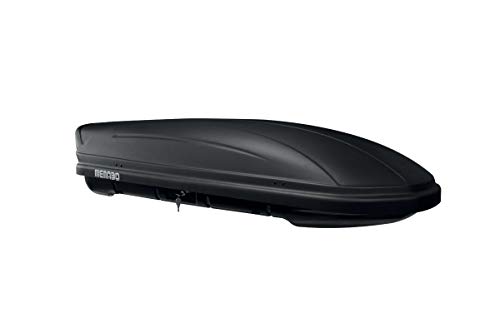 MENABO Marathon 400 Liter/14 Cubic Feet Roof Box, Matte Black von MENABO