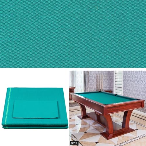 MENUBWPP Billardtuch Wählen Sie EIN Billardtuch für 9 Fuß große Tische, die in Bars, Clubs, Hotels und mehr verwendet Werden (Color : Green, Size : 9ft) von MENUBWPP