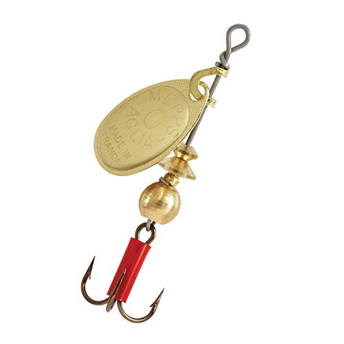 Mepps Aglia Spinner Gold #02,5g, 1 Stück Mepps Aglia Spinner Gold #02,5g, 1 Stück von MEPPS-Spinner
