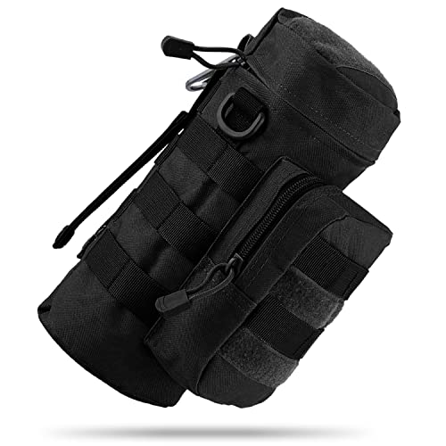 MEQI MOLLE Wasserflaschenhalter für Rucksack, Taktische Flaschentasche für Reisen, Wandern, Radfahren mit Metallhaken MEQI MOLLE Wasserflaschenhalter für Rucksack, Taktische Flaschentasche für Reisen, Wandern, Radfahren mit Metallhaken von MEQI