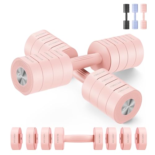 MERACH Hanteln, kurzhanteln 2er Set Verstellbar, 4 in 1 Hanteln Frauen set, 1-4KG Gewichte Verstellbare, Dumbbell für Krafttraining, Fitness, Home Gym, Geschenk-Rosa MERACH Hanteln, kurzhanteln 2er Set Verstellbar, 4 in 1 Hanteln Frauen set, 1-4KG Gewichte Verstellbare, Dumbbell für Krafttraining, Fitness, Home Gym, Geschenk-Rosa von MERACH