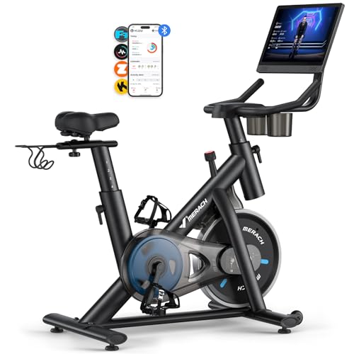 MERACH Heimtrainer Fahrrad mit Magnetischem Widerstand, Hometrainer Fahrrad, Spinning Bike Indoor MERACH Heimtrainer Fahrrad mit Magnetischem Widerstand, Hometrainer Fahrrad, Spinning Bike Indoor von MERACH