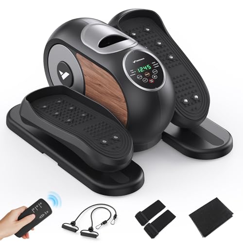 MERACH Mini Elektrischer Crosstrainer, Untertisch Ellipsentrainer für Zuhause mit Fernbedienung, Display, Rutschfestem Pad, 12 Geschwindigkeiten, Leise & Tragbar Cross Trainer für Senioren, Erwachsene MERACH Mini Elektrischer Crosstrainer, Untertisch Ellipsentrainer für Zuhause mit Fernbedienung, Display, Rutschfestem Pad, 12 Geschwindigkeiten, Leise & Tragbar Cross Trainer für Senioren, Erwachsene von MERACH