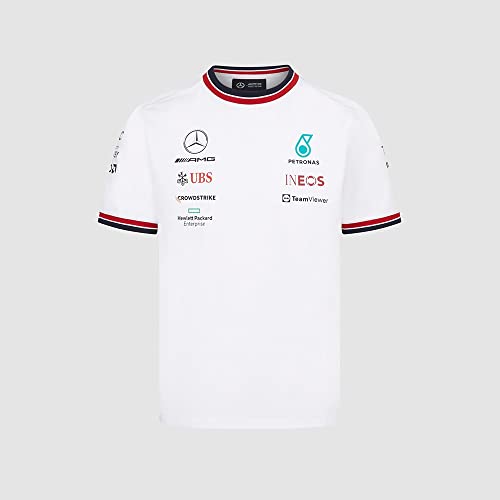 MERCEDES AMG PETRONAS Formula One Team - Offizielle Formel 1 Merchandise Kollektion - 2022 Team T-Shirt - Weiß - Kinder - 128 MERCEDES AMG PETRONAS Formula One Team - Offizielle Formel 1 Merchandise Kollektion - 2022 Team T-Shirt - Weiß - Kinder - 128 von Mercedes AMG Petronas