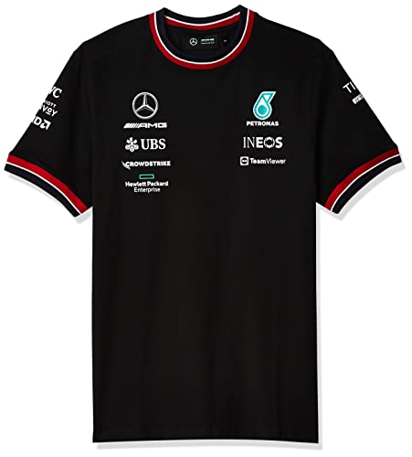 MERCEDES AMG PETRONAS Formula One Team - Offizielle Formel 1 Merchandise Kollektion - 2022 Team Trikots - Schwarz - Herren - XL von MERCEDES AMG PETRONAS