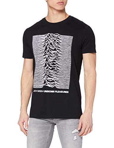 MERCHCODE Herren Joy Divison UP Tee T-Shirt, Black, 3XL MERCHCODE Herren Joy Divison UP Tee T-Shirt, Black, 3XL von MERCHCODE