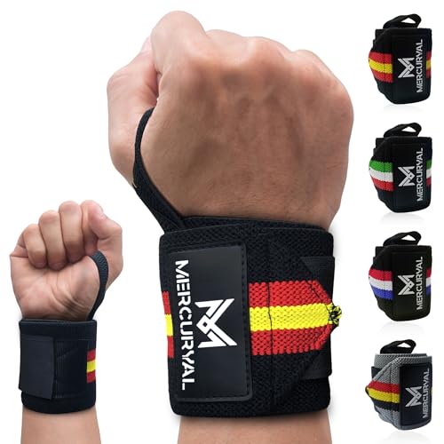 MERCURYAL 2 Handgelenkbandagen für Crossfit – Neues fortschrittliches Design aus Spanien, Fitnesszubehör – Wrist Wraps – Sport Handgelenkbandagen für Männer und Frauen von MERCURYAL