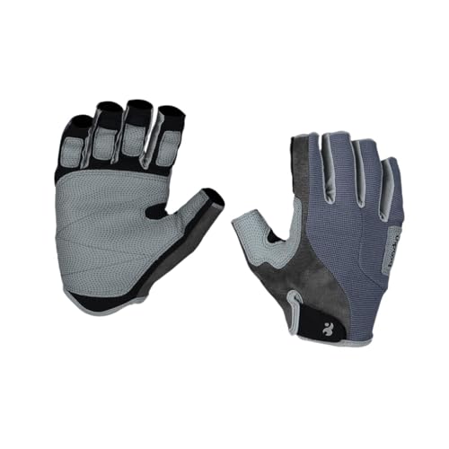 Kletterhandschuhe, Fahrradhandschuhe, Segelhandschuhe, Trainingshandschuhe für Mountainbikes, Gray L von MERIGLARE