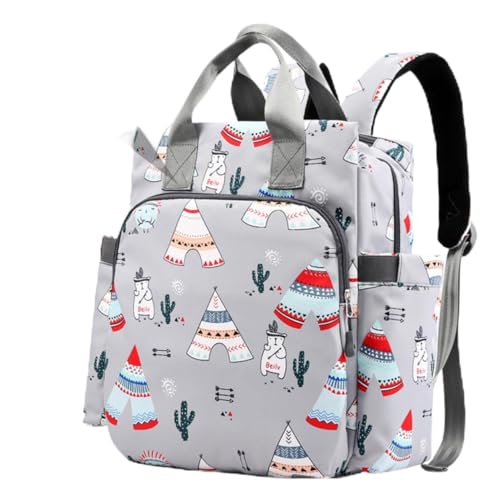 MERRYHAPY 1Stk Mumienrucksack mit großem Fassungsvermögen multifunktionsrucksack mom Bag Multifunktions- -Wickeltasche -Wickeltaschen Windeltaschen Outdoor-Tasche für Babys Dark Grey von MERRYHAPY