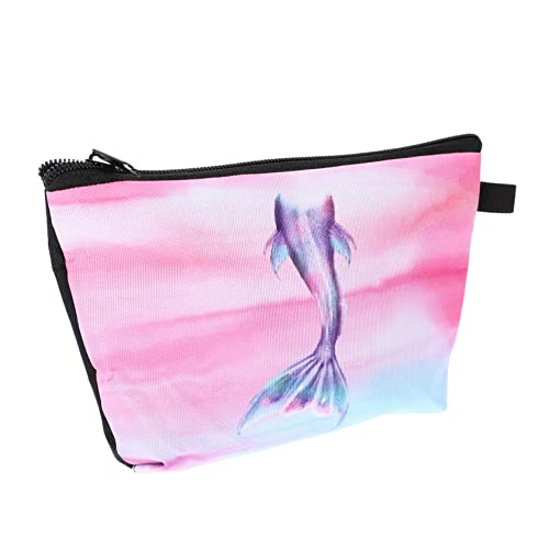 MERRYHAPY Meerjungfrau-Kosmetiktasche Reisekosmetiktaschen Für Damen Reise-Make-up-Tasche Schminktasche Für Damen Reise-toilettenartikel Reise-kulturbeutel Make-up-Taschen Colorful Polyester von MERRYHAPY