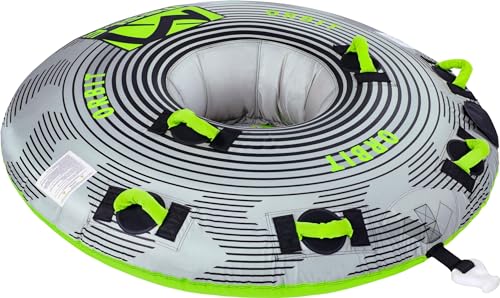 Mesle Funtube Orbit, 1-2 Personen Wasserreifen aufblasbar, Towable Tube Wassersport für Kinder & Erwachsene, Donut Schleppring für Boot & Jetski, Schleppreifen zum Ziehen Mesle Funtube Orbit, 1-2 Personen Wasserreifen aufblasbar, Towable Tube Wassersport für Kinder & Erwachsene, Donut Schleppring für Boot & Jetski, Schleppreifen zum Ziehen von Mesle