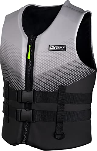Mesle Neopren Schwimmweste Erwachsene NYO 3D, 50N Prallschutzweste Herren, leichte Auftriebsweste, Schwimmhilfe Erwachsene für SUP, Boot, Kajak, Wakeboard, Jetski, Wasserski Mesle Neopren Schwimmweste Erwachsene NYO 3D, 50N Prallschutzweste Herren, leichte Auftriebsweste, Schwimmhilfe Erwachsene für SUP, Boot, Kajak, Wakeboard, Jetski, Wasserski von Mesle