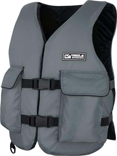 Mesle Schwimmweste Erwachsene Fisherman mit Taschen, 50N Schwimmhilfe für Herren & Damen, Angler Weste für Boot, Auftriebsweste & Prallschutzweste für Sup, Kajak Mesle Schwimmweste Erwachsene Fisherman mit Taschen, 50N Schwimmhilfe für Herren & Damen, Angler Weste für Boot, Auftriebsweste & Prallschutzweste für Sup, Kajak von Mesle