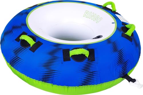 Mesle Funtube Ringo 54', 1-2 Personen Donut Wasserreifen aufblasbar, Towable Tube für Kinder & Erwachsene, Wasser Schleppring für Boot & Jetski, Wasserreifen zum Ziehen Mesle Funtube Ringo 54', 1-2 Personen Donut Wasserreifen aufblasbar, Towable Tube für Kinder & Erwachsene, Wasser Schleppring für Boot & Jetski, Wasserreifen zum Ziehen von Mesle