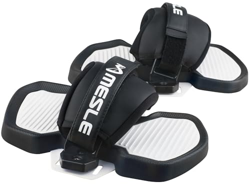 Mesle Wake- & Kiteboardbindung ProGrip 2, One-Size Universalgröße, Sandalen Straps für Wakeboard Kiteboard, schwarz Weiss Mesle Wake- & Kiteboardbindung ProGrip 2, One-Size Universalgröße, Sandalen Straps für Wakeboard Kiteboard, schwarz Weiss von Mesle