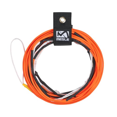 Mesle Wakeboard Haupt-Leine Ten 80', Non-Stretch Silikon Rope, Länge 24,4 m - 15,2 m, 7 Sektionen, Dyneema-Silikon Wettkampf-Seil, schwimmend, inkl. Rope Keeper Mesle Wakeboard Haupt-Leine Ten 80', Non-Stretch Silikon Rope, Länge 24,4 m - 15,2 m, 7 Sektionen, Dyneema-Silikon Wettkampf-Seil, schwimmend, inkl. Rope Keeper von Mesle