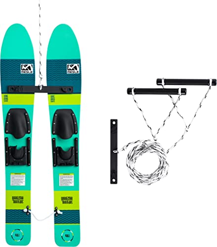 Mesle Wasser-Ski Wake Star 118 cm, Kinder Trainer-Ski bis 45 kg Körpergweicht, Set mit Leine und Trainer Bar Mesle Wasser-Ski Wake Star 118 cm, Kinder Trainer-Ski bis 45 kg Körpergweicht, Set mit Leine und Trainer Bar von Mesle